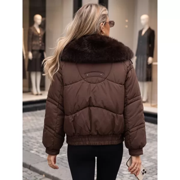  Ženska jakna DSTREET TY6006 RJAVA 