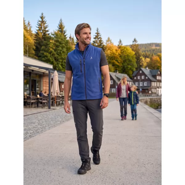  Moški brezrokavnik iz flisa ALTISPORT ALM002525 KRALJEVSKO MODRA 