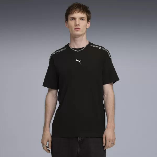  Moška majica s kratkimi rokavi PUMA ESS TAPE TEE 69169301 ČRNA PUMA 