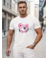 Moška majica s kratkimi rokavi DSTREET NX0136R-WH BELA