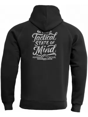 Moški pulover PENTAGON PHAETON HOOD STATE OF MIND K09021-ST ČRNA