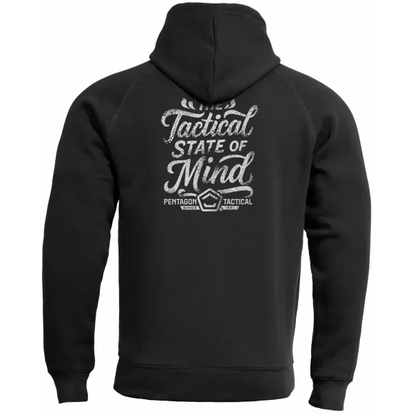  Moški pulover PENTAGON PHAETON HOOD STATE OF MIND K09021-ST ČRNA 