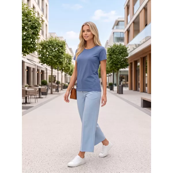  Ženska majica s kratkimi rokavi ALTISPORT NP/ALWST26001 DENIM MODRA 