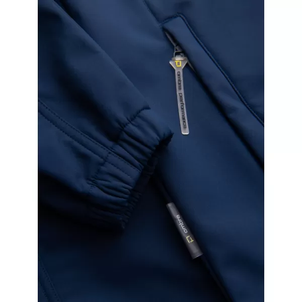  Moška softshell jakna OMBRE C581 MORNARSKO MODRA 