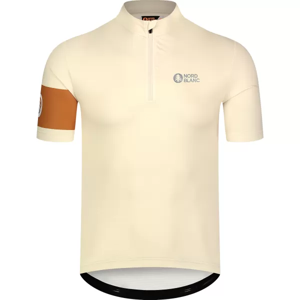  Moški kolesarski dres NORDBLANC CAMEL NBSMF8079 BEŽ 