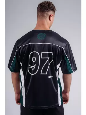 Prevelika majica iz jerseyja 97 NEBBIA PRIMAL 885 ČRNA