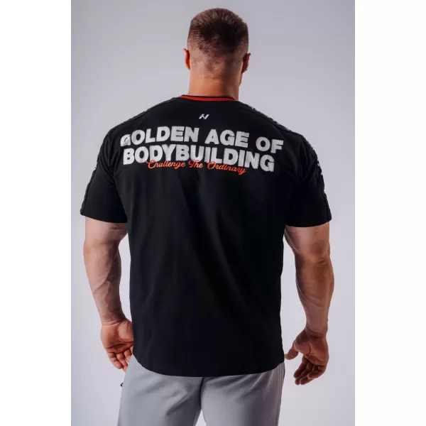  Moške majice s kratkimi rokavi NEBBIA OLYMPIA MUSCLE COVER 942 ČRNA 