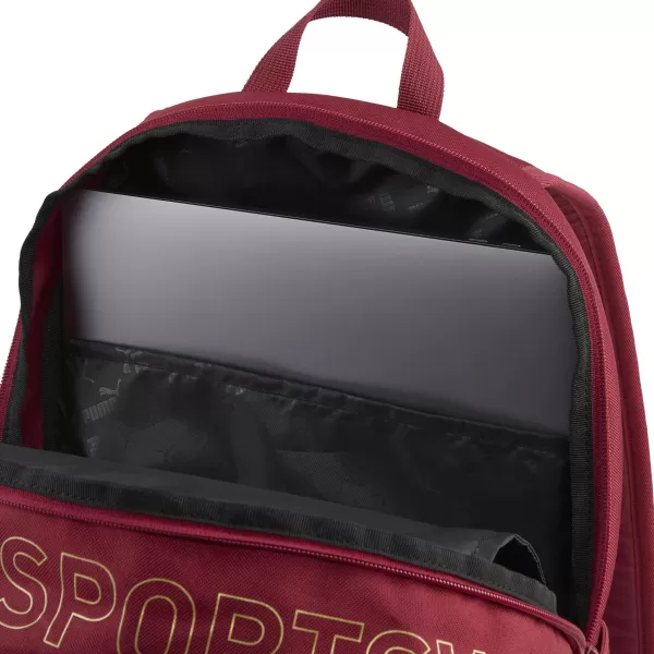  Nahrbtnik PUMA PHASE GOLD BACKPACK II 09300101 GRANATNI SIJAJ/ZLAT 