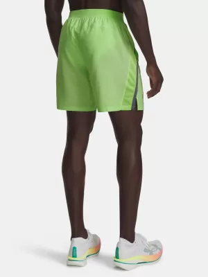 Moške kratke hlače UNDER ARMOUR LAUNCH 7'' SHORTS 1382620-712 ZELENA