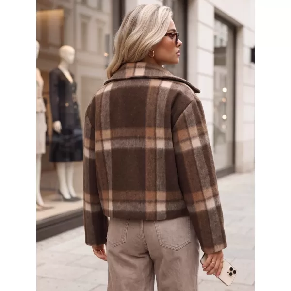  Ženski plašč DSTREET 1 NY0835 RJAVA 