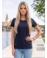 Ženska majica s kratkimi rokavi ALTISPORT NP/ALWST26001 ČRNI OPAL