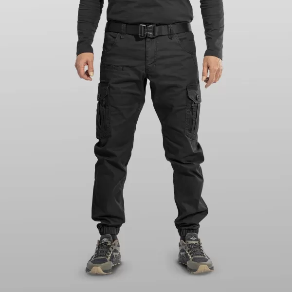  Moške hlače PENTAGON INVICTUS TACTICAL JOGGERS K05058 ČRNA 