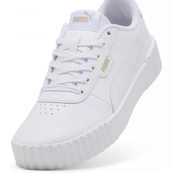  Ženski čevlji PUMA CARINA 3.0 40036501 PUMA BELA/PUMA ZLATA 