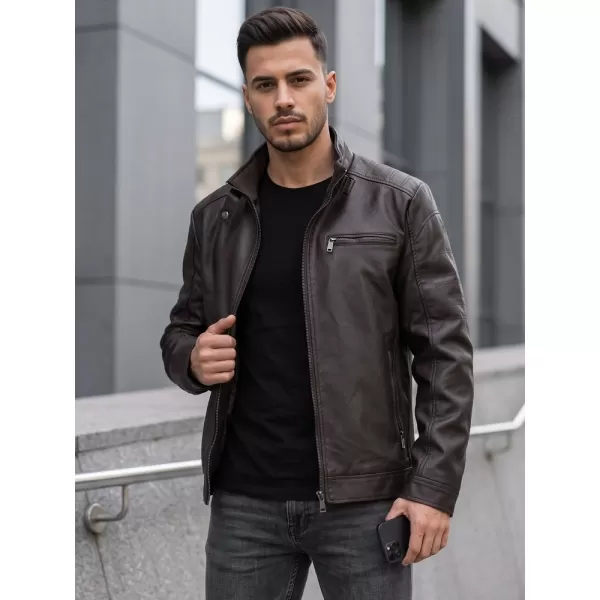  Moška jakna DSTREET TX5148 RJAVA 