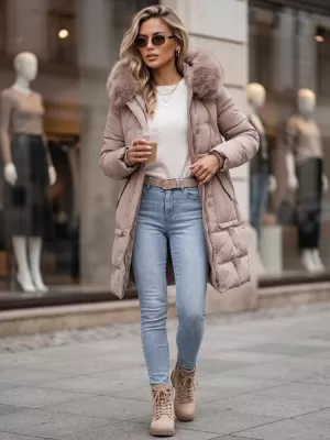 Ženska jakna DSTREET TY5823 BEŽ
