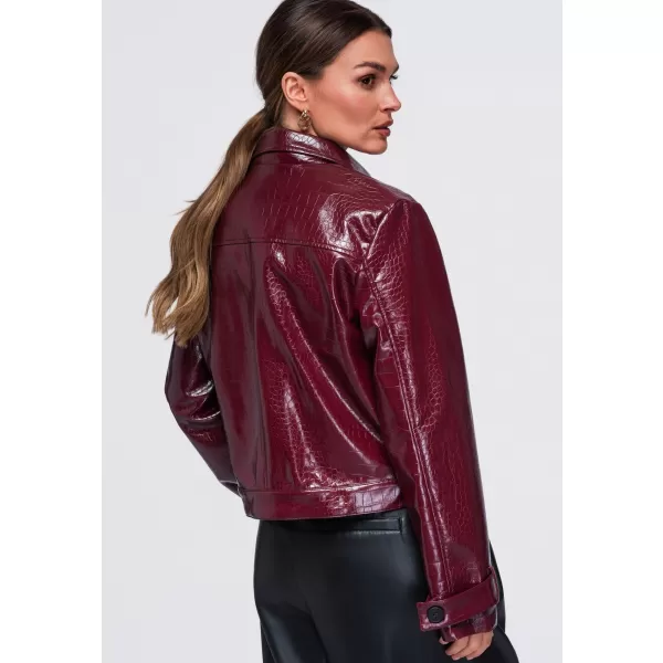  Ženska jakna OMBRE OW-JAFL-0145 BORDO 