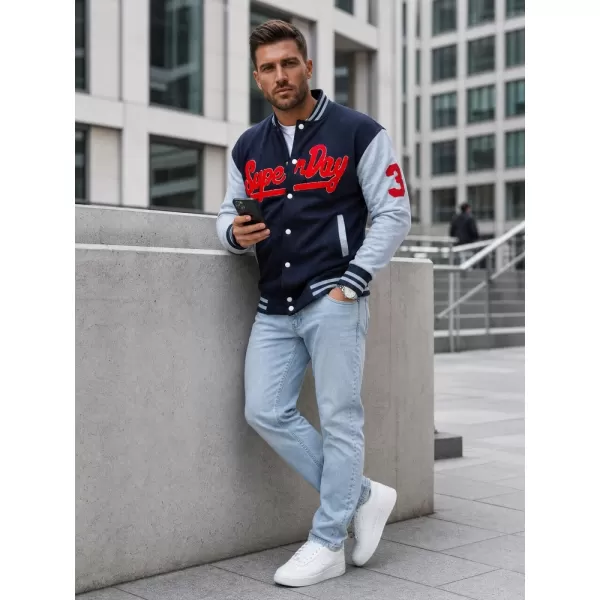  Moški pulover DSTREET BX5443 TEMNO MODRA 