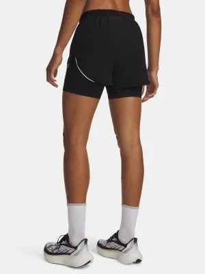 Ženske kratke hlače UNDER ARMOUR UA VELOCITI PRO 6IN 2N1 SHORT 6010885-008 ČRNA