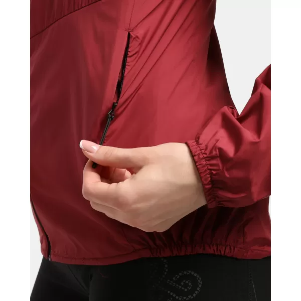  Ženska vetrovka KILPI ROSA-W 1L0109KI TEMNO RDEČA 