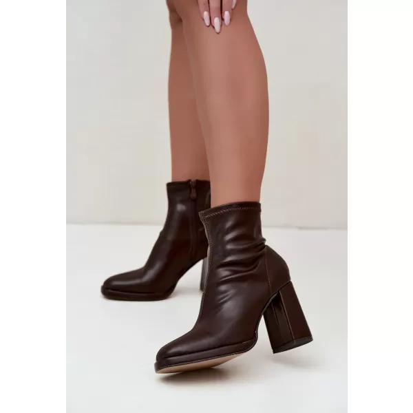  Ženski gležnjarji BOTO NN636 BROWN RJAVA 