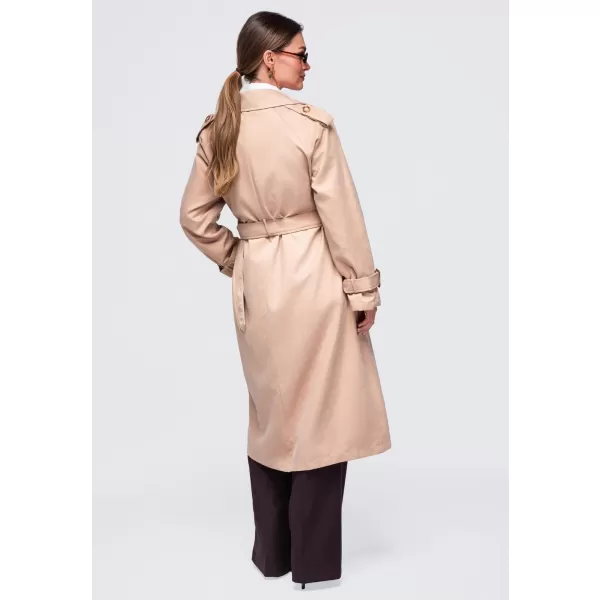  Ženski plašč OMBRE OW-COLC-0121 BEŽ 