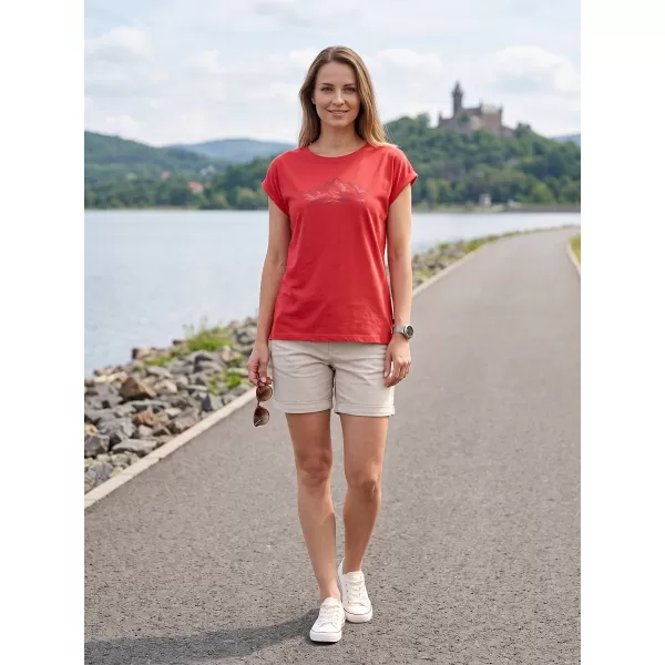  Ženska majica za prosti čas ALPINE PRO NOGERA 2 MALINA PC VARIANTA 