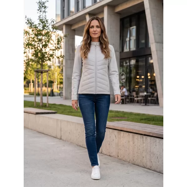  Ženska hibridna jakna MALFINI PREMIUM CROSS 556 SREBRNO SIVA 