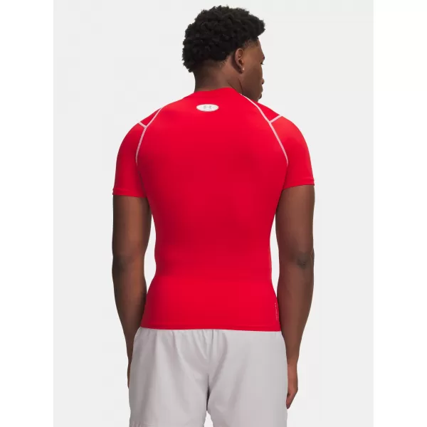  Moška majica s kratkimi rokavi UNDER ARMOUR UA HG ELITE COMP SS 6015382-600 RDEČA 