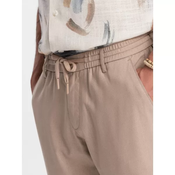  Moške chino hlače OMBRE P1522 BEŽ 
