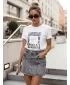 Ženska majica s kratkimi rokavi DSTREET RY2499 BELA