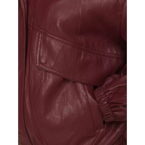  Ženska jakna DSTREET TY6069 BORDO 