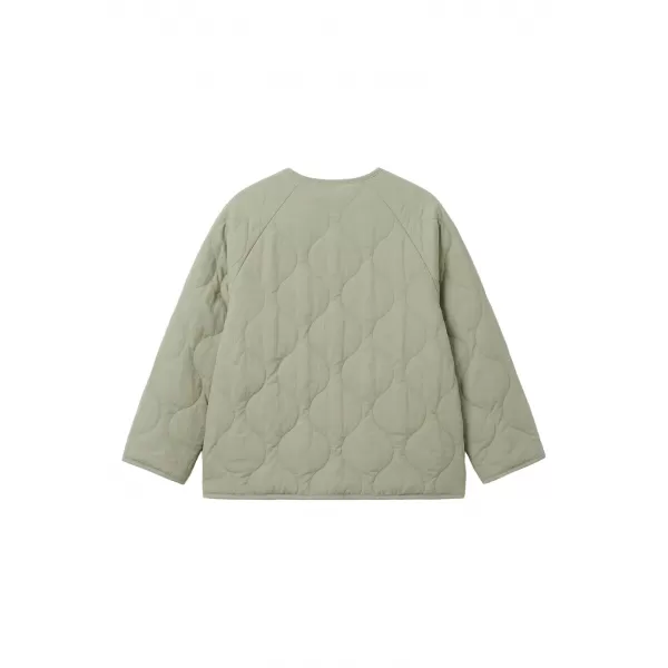  Dekliška prešita jakna URBAN CLASSICS UCK7175-03259 MEHKA SALVIJA 