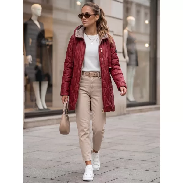  Ženska jakna DSTREET TY5771 BORDO 