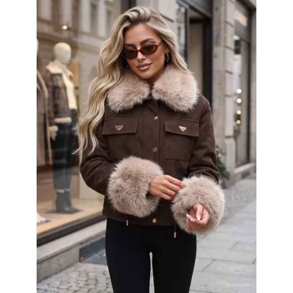  Ženska jakna DSTREET TY5705 RJAVA 