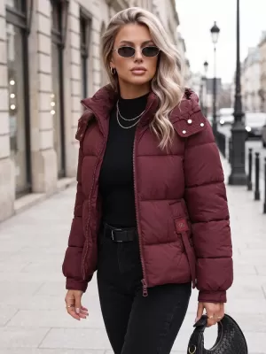 Ženska jakna DSTREET TY5749 BORDO