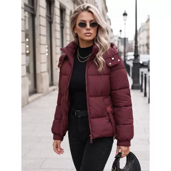  Ženska jakna DSTREET TY5749 BORDO 