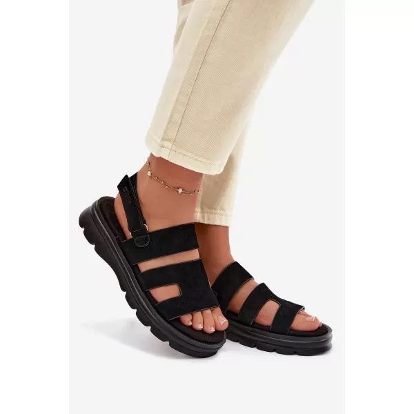  Ženske sandale BIG STAR SHOES TT274484 ČRNA 