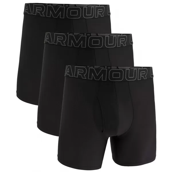  Moške boksarice UNDER ARMOUR M UA PERF TECH MESH 6IN 1383884-001 ČRNA 