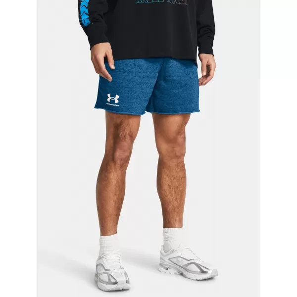  Moške kratke hlače UNDER ARMOUR RIVAL TERRY 6IN SHORT 1382427-406 MODRA 