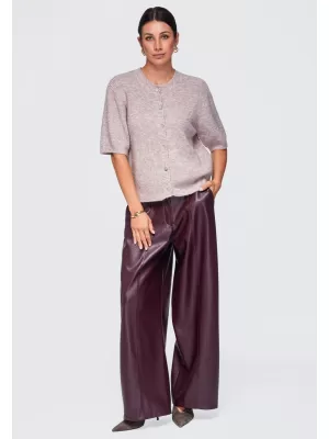 Ženska bluza OMBRE OW-TS-E0091 UMAZANO ROZA