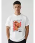 Moška majica s kratkimi rokavi DSTREET NX1013R-WH-O BELA
