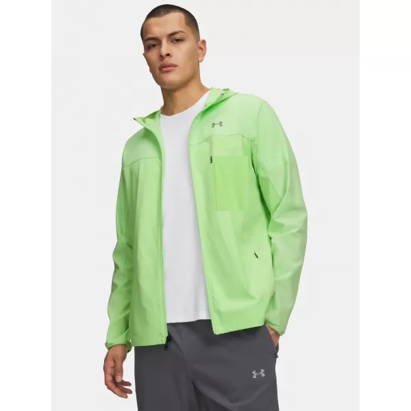  Moška jakna UNDER ARMOUR VELOCITI PRO STORM JACKET 6005897-712 ZELENA 