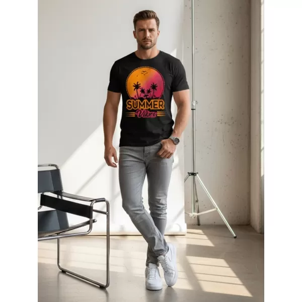  Moška majica s kratkimi rokavi DSTREET NX047R ČRNA 