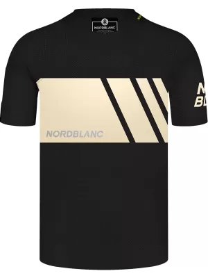 Moška funkcionalna kolesarska majica NORDBLANC MUD NBSMF8083 ČRNA