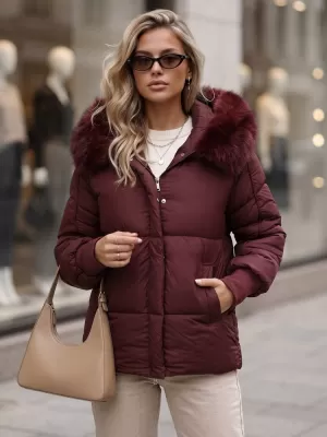 Ženska jakna DSTREET TY6003 BORDO