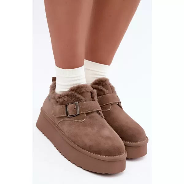  Ženski snežaki BIG STAR SHOES UU274318 BEŽ 