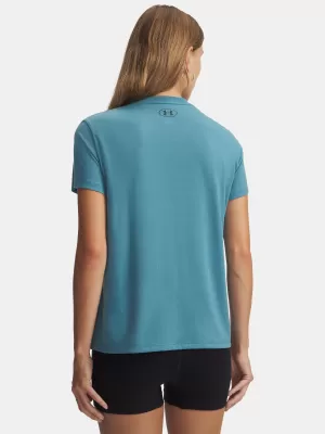 Ženska majica s kratkimi rokavi UNDER ARMOUR W VARSITY SS 6010592-466 MODRA