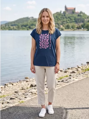 Ženska majica za prosti čas ALPINE PRO NOGERA 2 MOONLIT OCEAN VARIANTA PB
