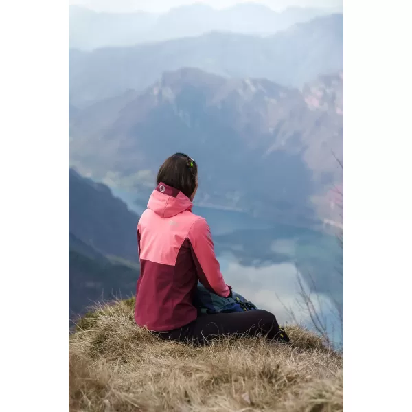  Ženska softshell jakna NORDBLANC BLINK NBSSL8320 ROZA 
