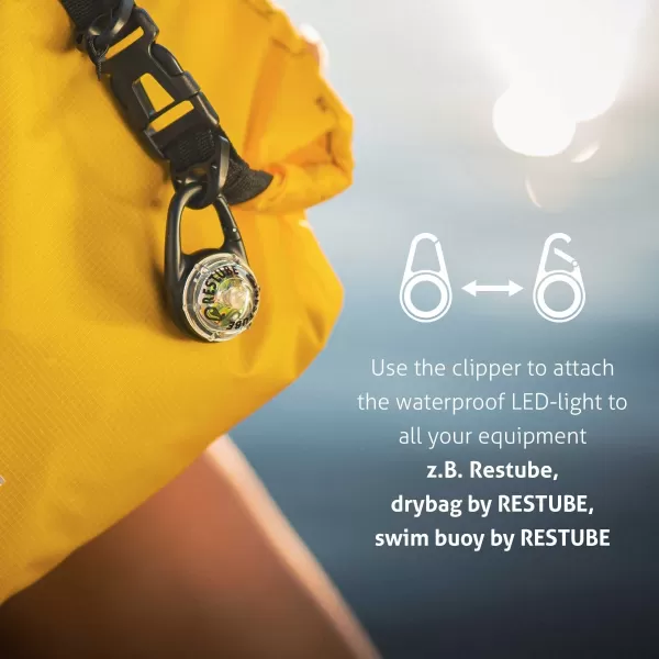  LED lučka RESTUBE vodotěsné ČRNA 